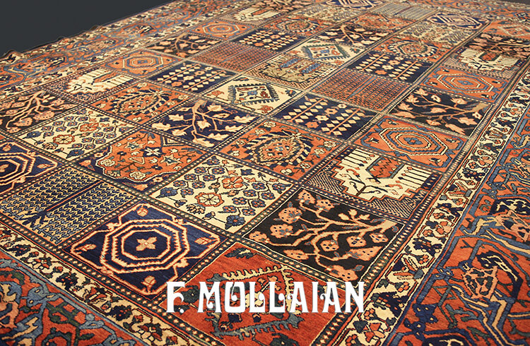 Antique Persian Bakhtiari Carpet n: 10235289
